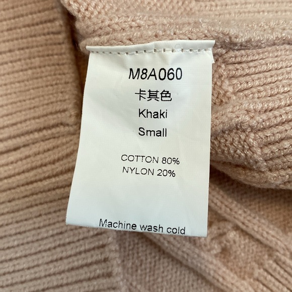 Women’s Dusty Pink Cropped Sweater Vest - Picture 4 of 4